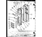 Amana SBD20M-P1120201W freezer door (sbd20mw/p1120201ww) diagram