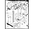 Amana SBI20M-P1120202W refrigerator/freezer controls and cabinet parts (sbi20mw/p1120102ww) (sbd20mw/p1120201ww) diagram