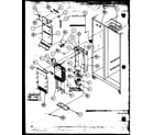 Amana SBD20M-P1120201W evaporator and air handling (sbi20mw/p1120102ww) (sbd20mw/p1120201ww) diagram