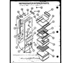 Amana GFS228-1W00 refrigerator interior parts diagram