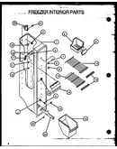 Freezer interior parts
