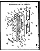 Refrigerator door parts