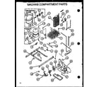 Amana GFS228-1W00 machine compartment parts diagram