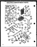 Machine compartment parts