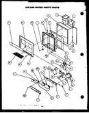 Ice and water cavity parts