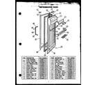 Caloric GFD240/MN04 refrigerator door diagram