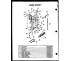 Caloric GFD240/MN04 cabinet assembly diagram