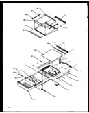 Refrigerator shelving and drawers