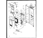 Amana SXD20NPL-P1162505WL evaporator and air handling diagram