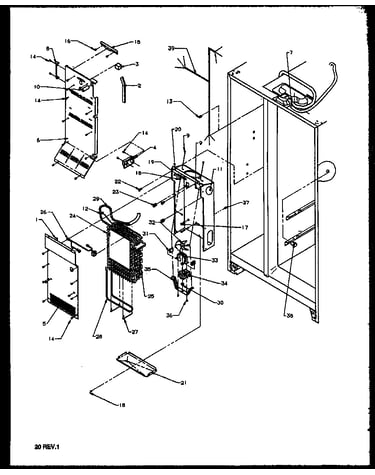 Evaporator and air handling