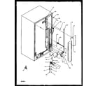 Amana 1999CIWEL-P1171101WL cabinet back (2599ciwew/p1170601ww) (2599ciwel/p1170601wl) diagram