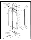 Refrigerator door (sbi20ne/p1162902we) (sbi20nw/p1162902ww) (sbd20ne/p1162503we) (sbd20nw/p1162503ww)