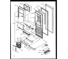 Amana SBI20NE-P1162902WE refrigerator door (sbi20ne/p1162902we) (sbi20nw/p1162902ww) (sbd20ne/p1162503we) (sbd20nw/p1162503ww) diagram