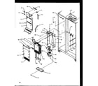 Amana SBD20NE-P1162503WE evaporator and air handling (sbi20ne/p1162902we) (sbi20nw/p1162902ww) (sbd20ne/p1162503we) (sbd20nw/p1162503ww) diagram