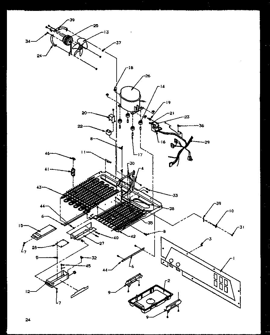 Machine compartment (sbi20ne/p1162902we) (sbi20nw/p1162902ww) (sbd20ne/p1162503we) (sbd20nw/p1162503ww)