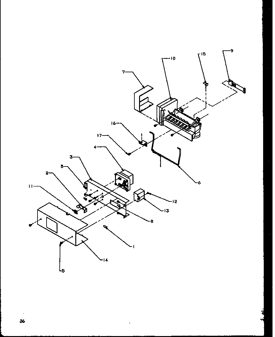 Ice maker (sbd20ne/p1162503we) (sbd20nw/p1162503ww)