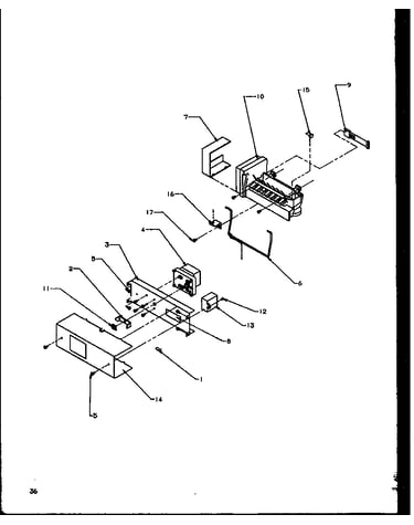 Ice maker (sbd20ne/p1162503we) (sbd20nw/p1162503ww)