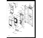 Amana SZI20NW-P1162901WW freezer evaporator and air handling diagram