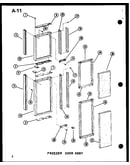 Freezer door assy