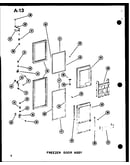 Freezer door assy