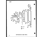 Amana SRI19WC-P60350-36WC refrigerator door parts diagram
