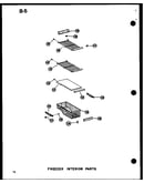 Freezer interior parts