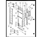 Amana SXD22J-P1104020W refrigerator door (sxd25j/p1104001w) (sxd25jb/p1104003w) (sxd25jp/p1104005w) diagram