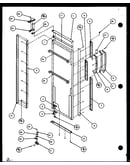 Refrigerator door (sxd25j/p1104001w) (sxd25jb/p1104003w) (sxd25jp/p1104005w)