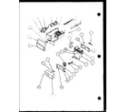 Amana SXD22J-P1104020W ice bucket and ice maker (sxd25j/p1104001w) (sxd25jb/p1104003w) (sxd25jp/p1104005w) diagram