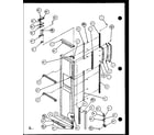 Amana SXD25J-P1104002W freezer door (sxd25j/p1104002w) (sxd25jb/p1104004w) (sxd25jp/p1104006w) diagram