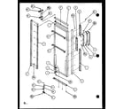 Amana SXD25J-P1104001W refrigerator door (sxd25j/p1104002w) (sxd25jb/p1104004w) (sxd25jp/p1104006w) diagram