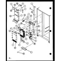 Amana SXD22J-P1104019W evaporator and air handling (sxd25j/p1104002w) (sxd25jb/p1104004w) (sxd25jp/p1104006w) diagram