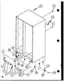 Drain and rollers (sxd25j/p1104002w) (sxd25jb/p1104004w) (sxd25jp/p1104006w)