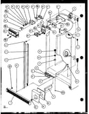 Refrigerator/freezer controls and cabinet part (sxd22j/p1104019w) (sxd22j/p1104020w)