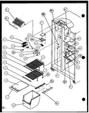 Freezer shelving and refrigerator light (sld25j/p1104007w) (sld25jb/p1104009w) (sld25jp/p1104011w) (sld22jb/p1104023w)