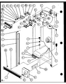 Refrigerator/freezer controls and cabinet part (sld25j/p1104007w) (sld25jb/p1104009w) (sld25jp/p1104011w) (sld22jb/p1104023w)