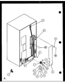 Cabinet back (sld25j/p1104007w) (sld25jb/p1104009w) (sld25jp/p1104011w) (sld22jb/p1104023w)