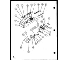 Amana SLD22JB-P1104024W ice bucket and ice maker (sld25j/p1104007w) (sld25jb/p1104009w) (sld25jp/p1104011w) (sld22jb/p1104023w) diagram
