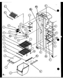 Freezer shelving and refrigerator light (sld25j/p1104008w) (sld25jb/p1104010w) (sld25jp/p1104012w) (sld22jb/p1104024w)