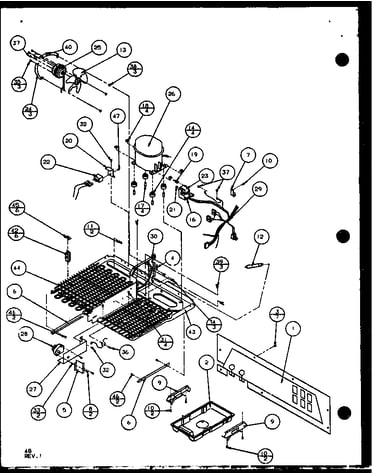 Machine compartment (sld25j/p1104008w) (sld25jb/p1104010w) (sld25jp/p1104012w) (sld22jb/p1104024w)