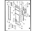 Amana SCD25JP-P1104017W refrigerator door (scd25j/p1104013w) (scd25jb/p1104015w) (scd25jp/p1104017w) diagram