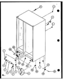Drain and rollers (scd25j/p1104013w) (scd25jb/p1104015w) (scd25jp/p1104017w)
