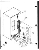 Cabinet back (scd25j/p1104013w) (scd25jb/p1104015w) (scd25jp/p1104017w)