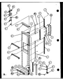 Freezer door (scd25j/p1104014w) (scd25jb/p1104016w) (scd25jp/p1104018w)