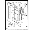 Amana SCD25JP-P1104017W refrigerator door (scd25j/p1104014w) (scd25jb/p1104016w) (scd25jp/p1104018w) diagram