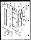 Refrigerator door (scd25j/p1104014w) (scd25jb/p1104016w) (scd25jp/p1104018w)