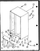 Drain and rollers (scd25j/p1104014w) (scd25jb/p1104016w) (scd25jp/p1104018w)