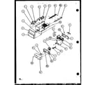 Amana SCD25JB-P1104016W ice bucket and ice maker (scd25j/p1104014w) (scd25jb/p1104016w) (scd25jp/p1104018w) diagram