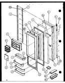 Cabinet back (szde25k/p1102510w)