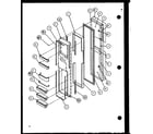 Amana SZDE25KP-P1102512W freezer door diagram